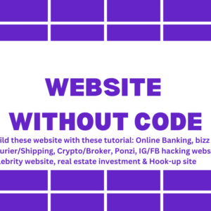Website without Coding (Script Installation Course)