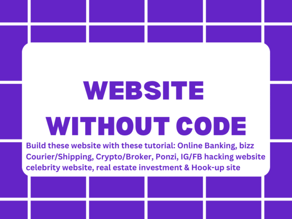 Website without Coding (Script Installation Course)